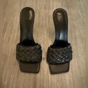 Marc Fisher Black Slide Heels